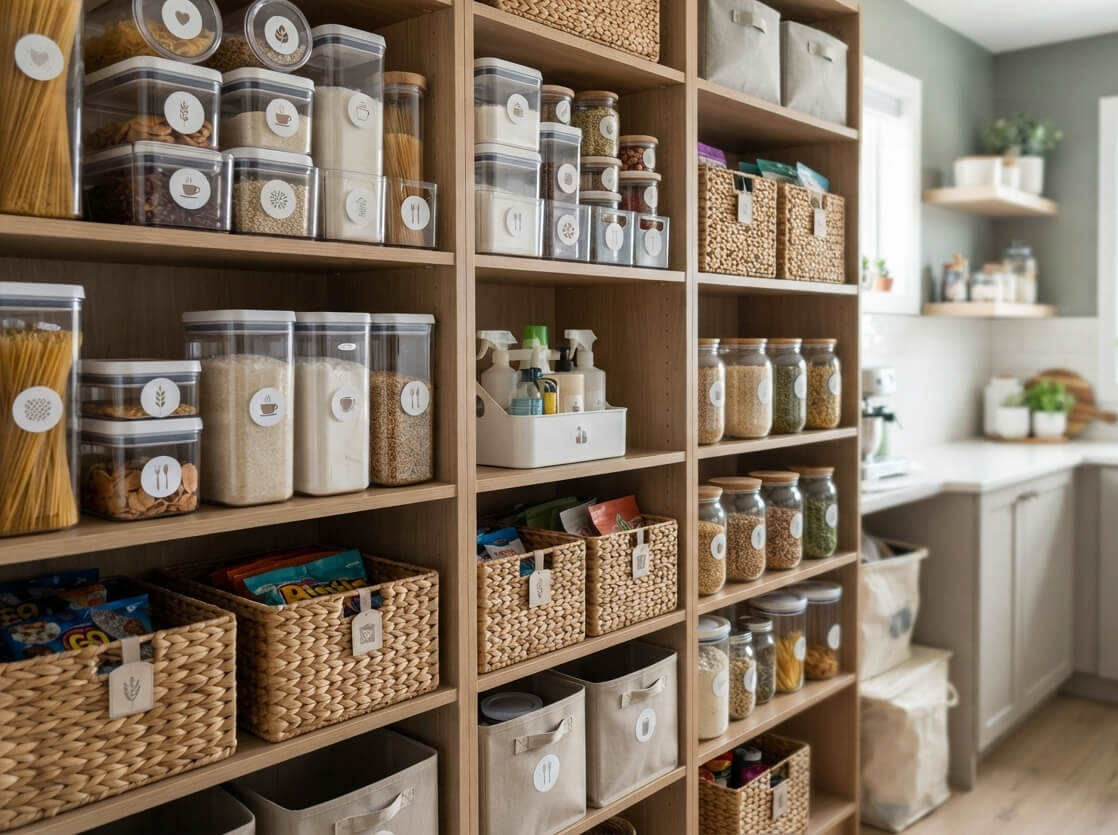 Stickers et solutions de rangement pour la maison