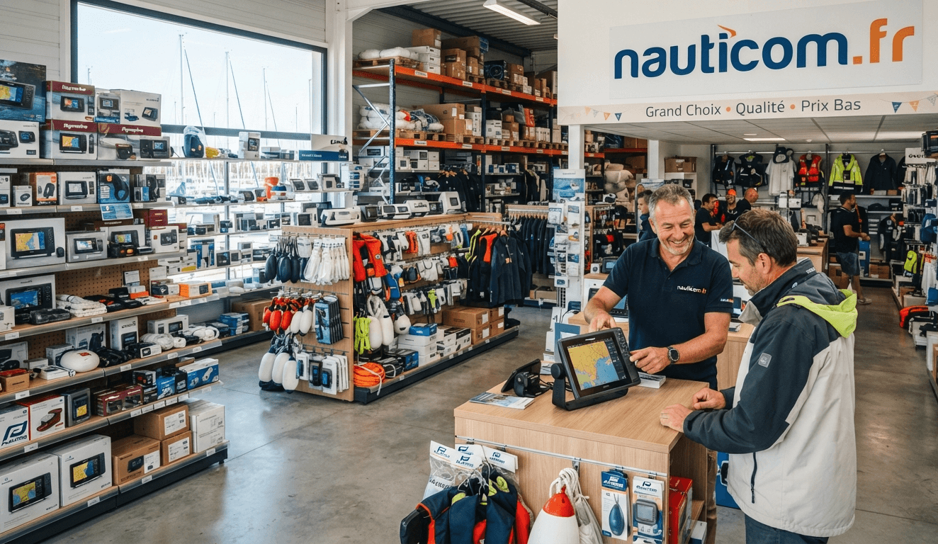 Un choix énorme, la qualité, des prix attractifs, bienvenue sur nauticom.fr !